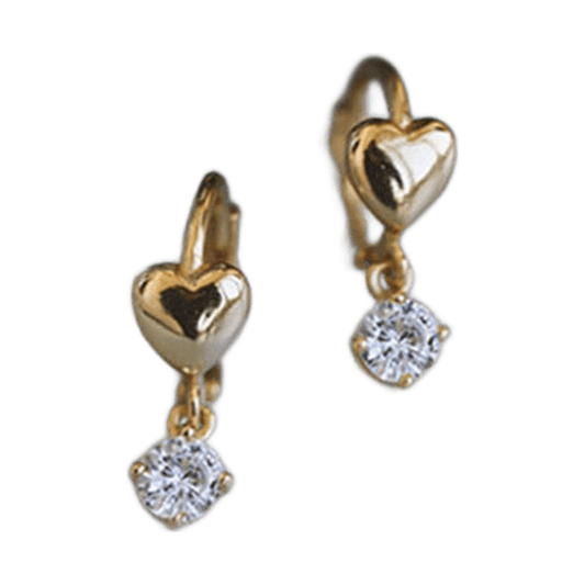 Pendientes Corazón Retro