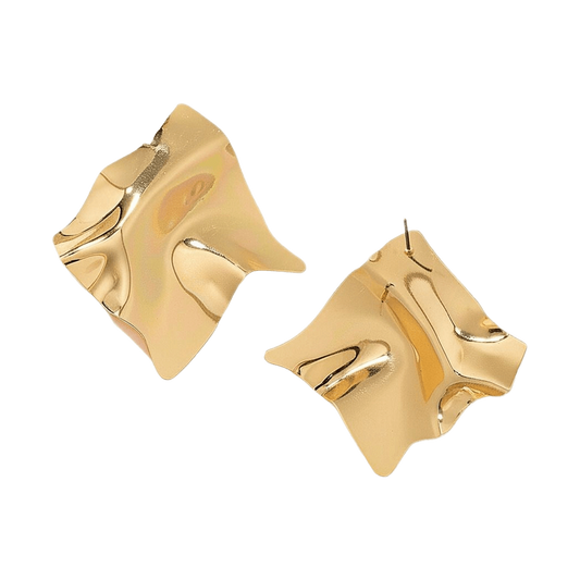 Pendientes Acero Dorado